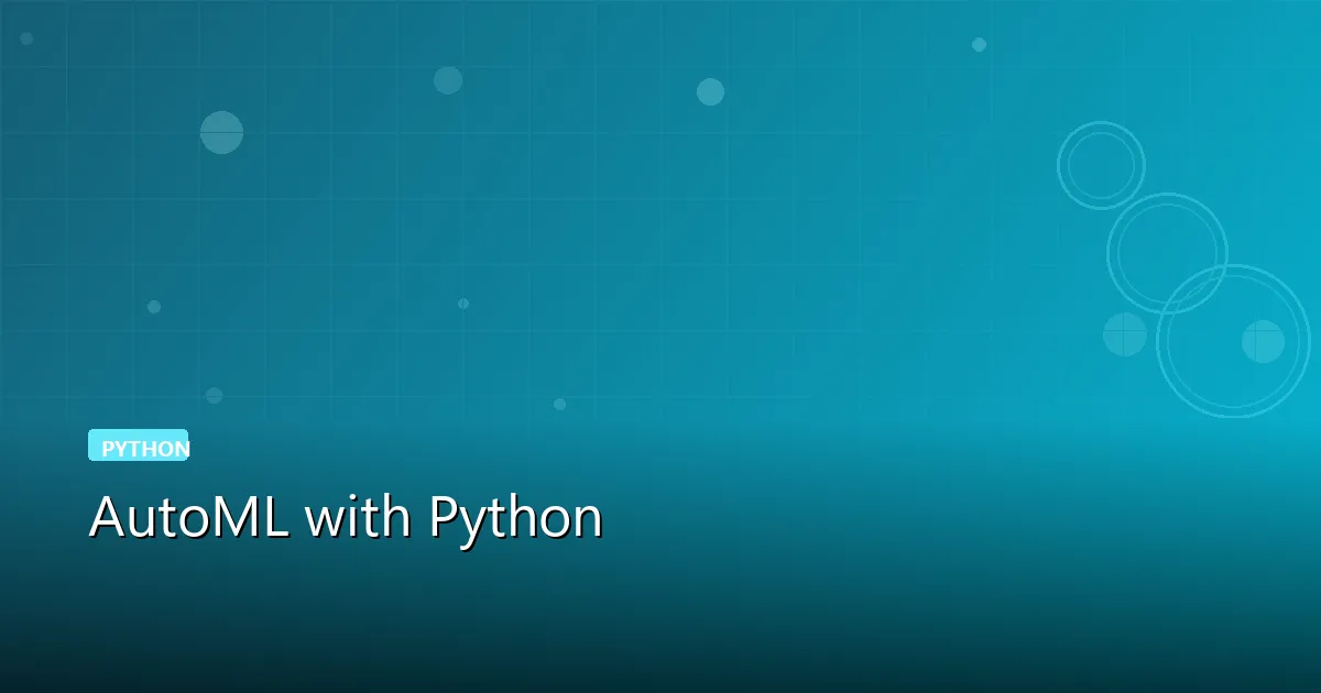 Machine learning representation workflow in Python illustration